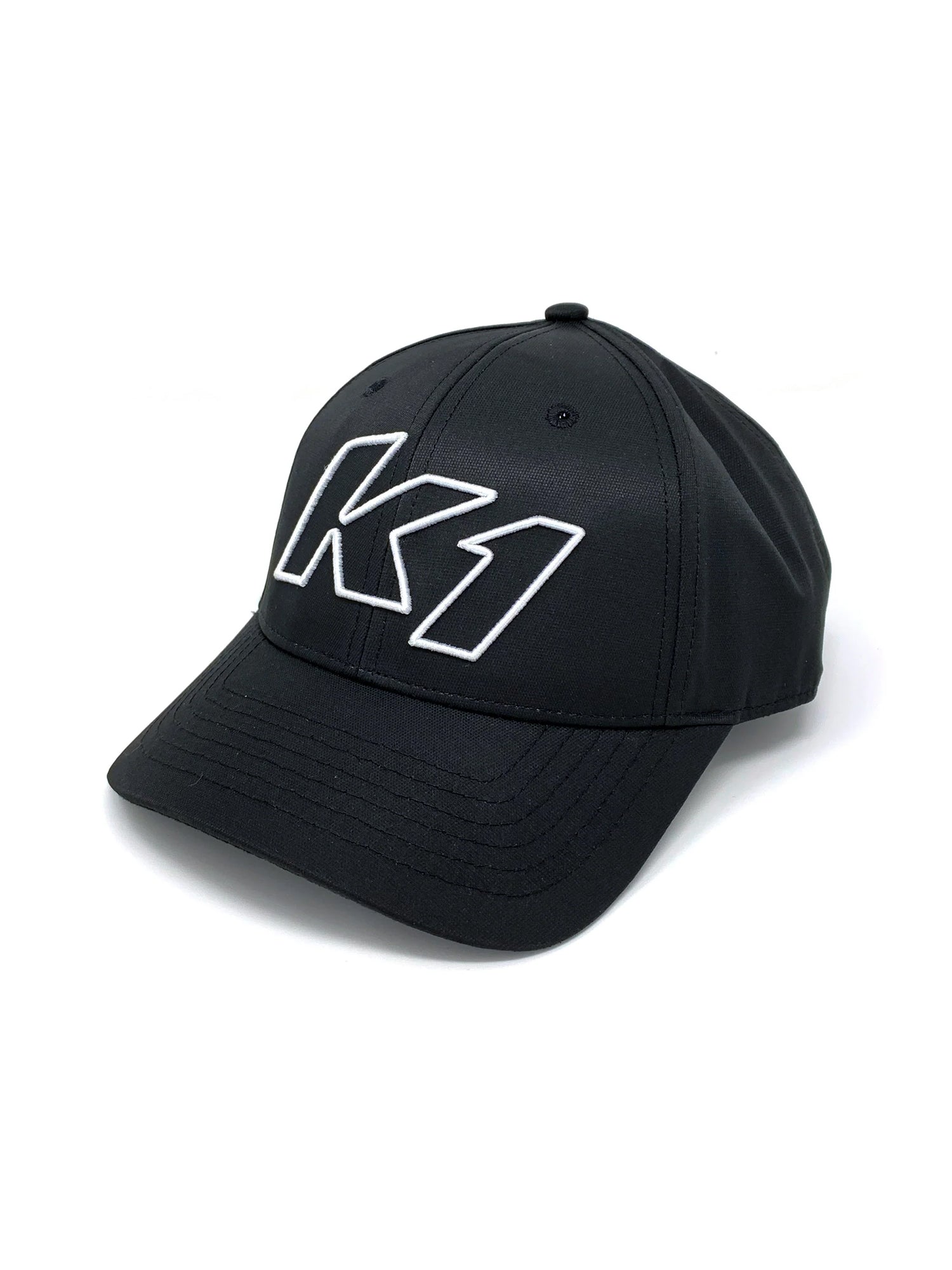 3D Logo Black White Adjustable Hat