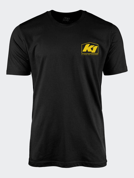 ☆FREEDOM☆ Racing Pique T-Shirt Black FD24MMPK0340BK 10-574-freedom-company-logo-